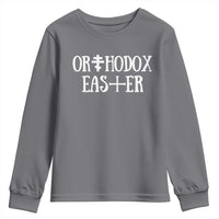 Orthodox Easter Orthodox Christian Faith Jesus Cross Youth Sweatshirt