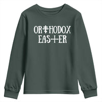 Orthodox Easter Orthodox Christian Faith Jesus Cross Youth Sweatshirt