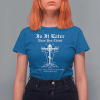 Eastern Orthodox Christian Seraphim Rose T Shirt For Women Is It Rather Than You Think Russian Cavalry Cross