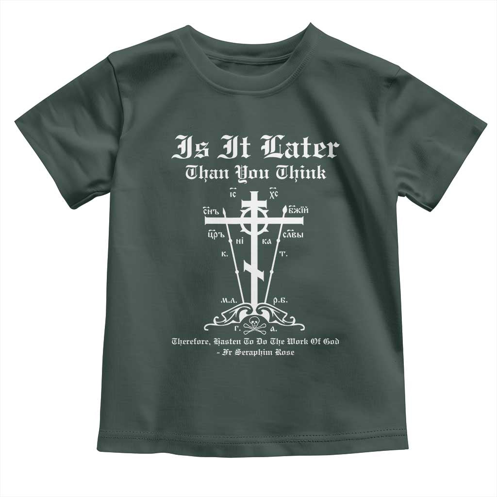 Eastern Orthodox Christian Seraphim Rose Toddler T Shirt Is It Rather Than You Think Russian Cavalry Cross