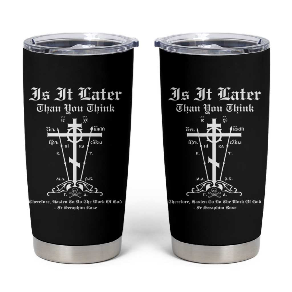 Eastern Orthodox Christian Seraphim Rose Tumbler Cup Is It Rather Than You Think Russian Cavalry Cross