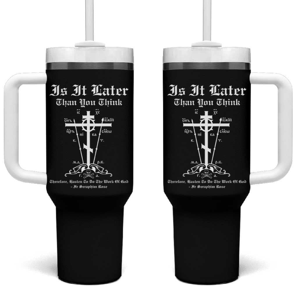 Eastern Orthodox Christian Seraphim Rose Tumbler With Handle Is It Rather Than You Think Russian Cavalry Cross