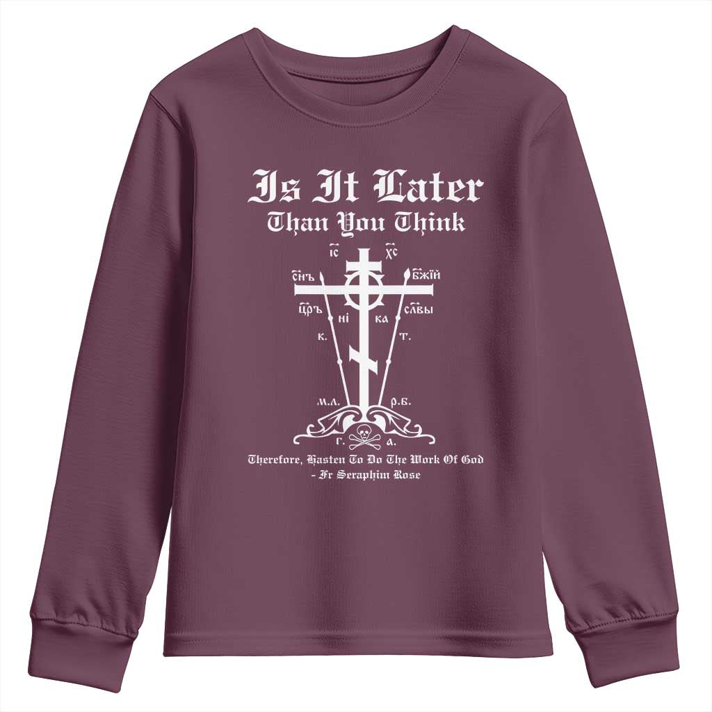 Eastern Orthodox Christian Seraphim Rose Youth Sweatshirt Is It Rather Than You Think Russian Cavalry Cross