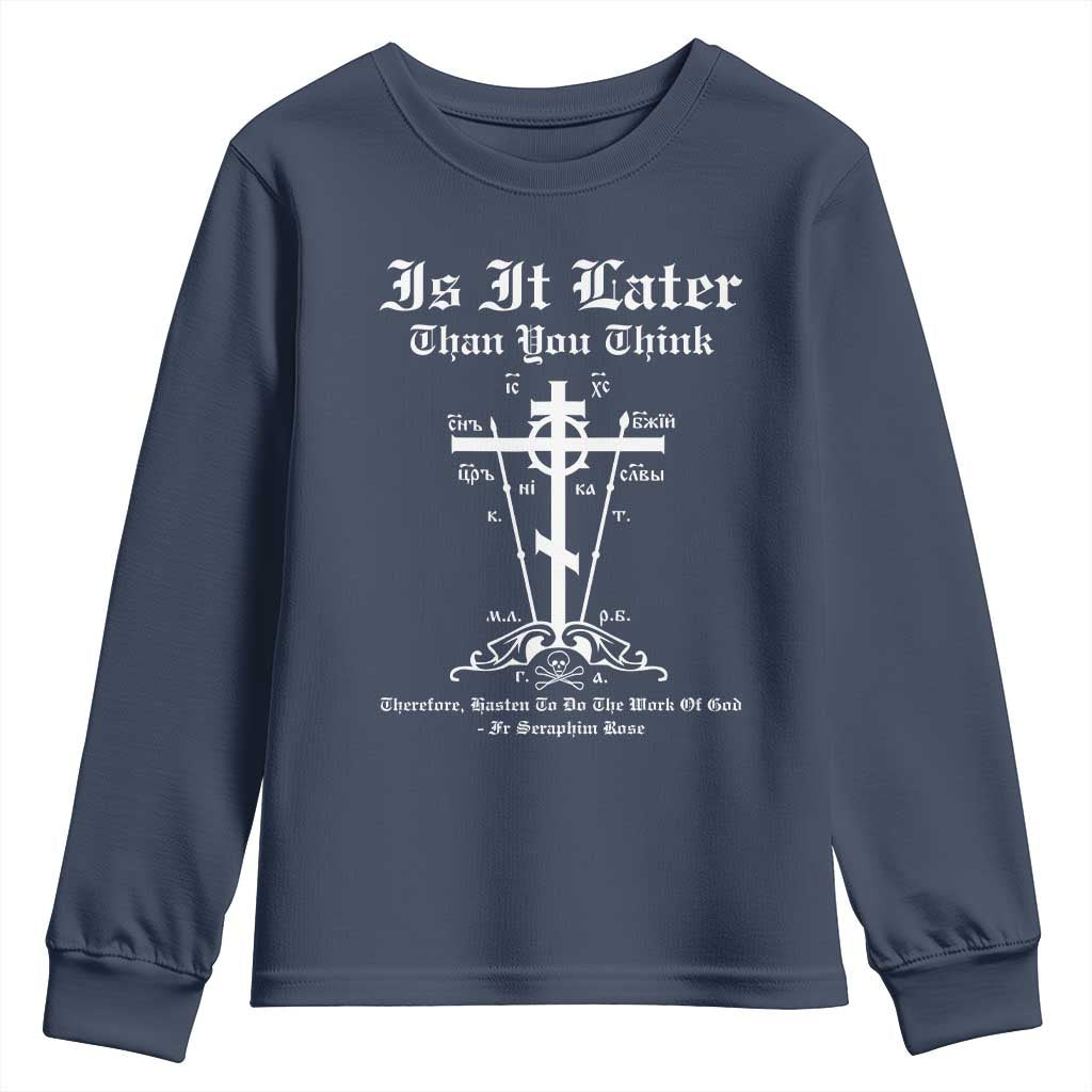 Eastern Orthodox Christian Seraphim Rose Youth Sweatshirt Is It Rather Than You Think Russian Cavalry Cross