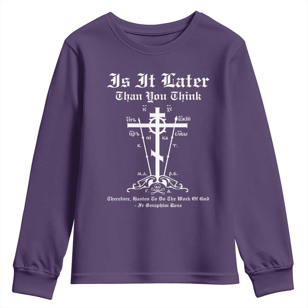 Eastern Orthodox Christian Seraphim Rose Youth Sweatshirt Is It Rather Than You Think Russian Cavalry Cross