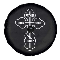 Russian Greek Byzantine Golden Orthodox Cross Father Son Holy Spirit Spare Tire Cover