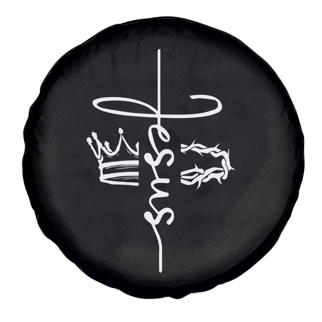 Jesus Christian Lord & Savior Crown of Thorns Spare Tire Cover