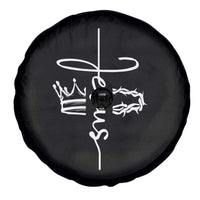 Jesus Christian Lord & Savior Crown of Thorns Spare Tire Cover