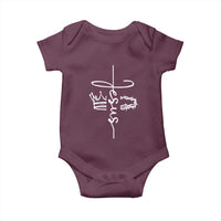 Jesus Christian Lord & Savior Crown of Thorns Baby Onesie