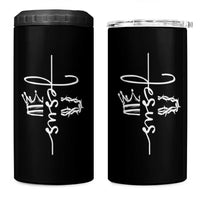 Jesus Christian Lord & Savior Crown of Thorns 4 in 1 Can Cooler Tumbler