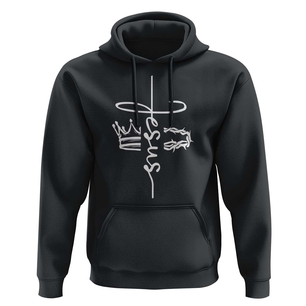 Jesus Christian Lord & Savior Crown of Thorns Hoodie