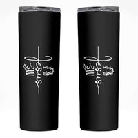 Jesus Christian Lord & Savior Crown of Thorns Skinny Tumbler