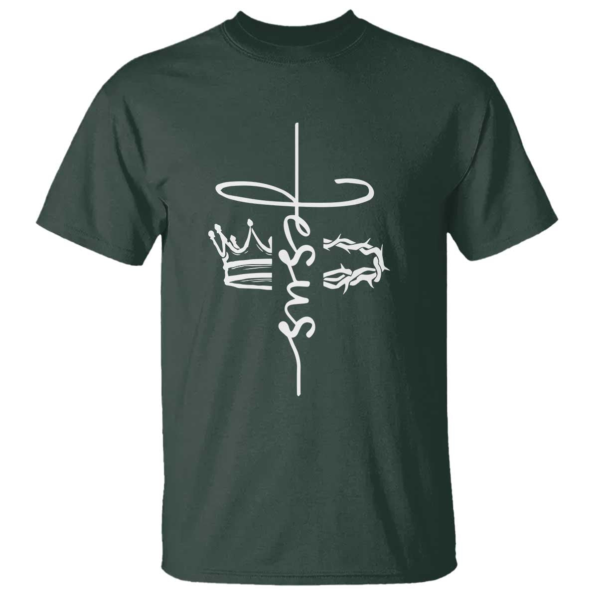 Jesus Christian Lord & Savior Crown of Thorns T Shirt