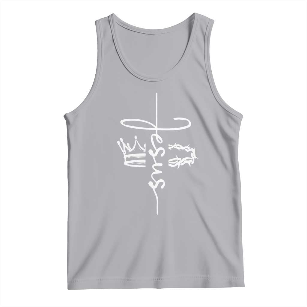 Jesus Christian Lord & Savior Crown of Thorns Tank Top
