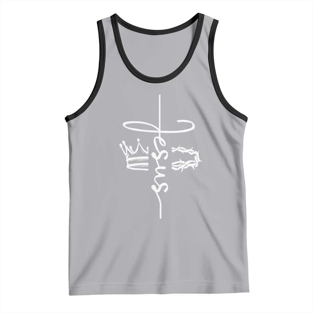Jesus Christian Lord & Savior Crown of Thorns Tank Top