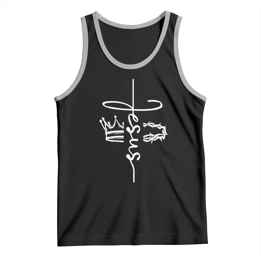 Jesus Christian Lord & Savior Crown of Thorns Tank Top