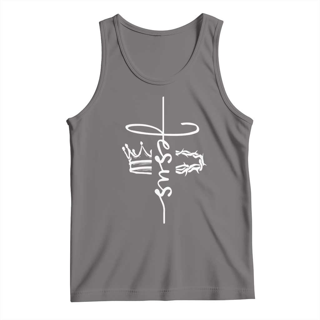 Jesus Christian Lord & Savior Crown of Thorns Tank Top