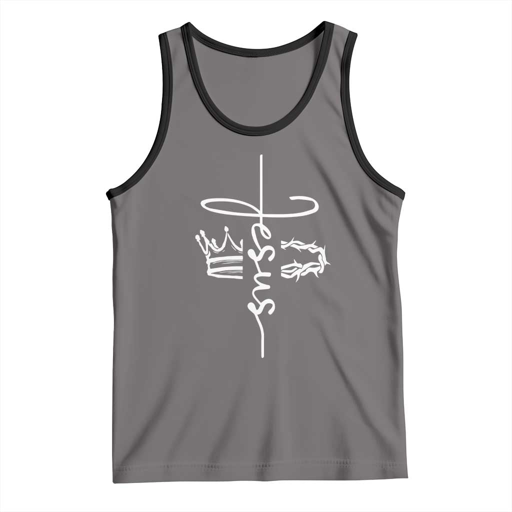 Jesus Christian Lord & Savior Crown of Thorns Tank Top
