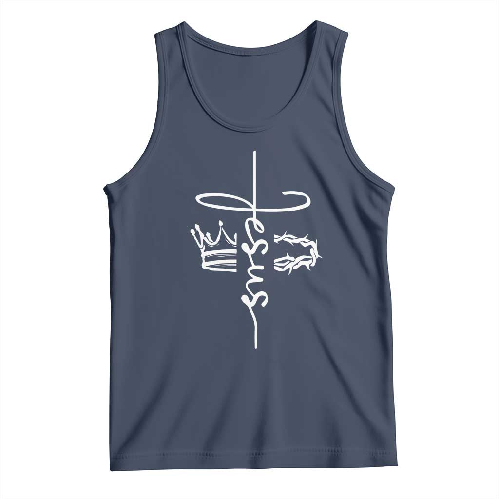 Jesus Christian Lord & Savior Crown of Thorns Tank Top