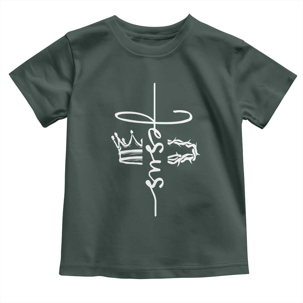 Jesus Christian Lord & Savior Crown of Thorns Toddler T Shirt