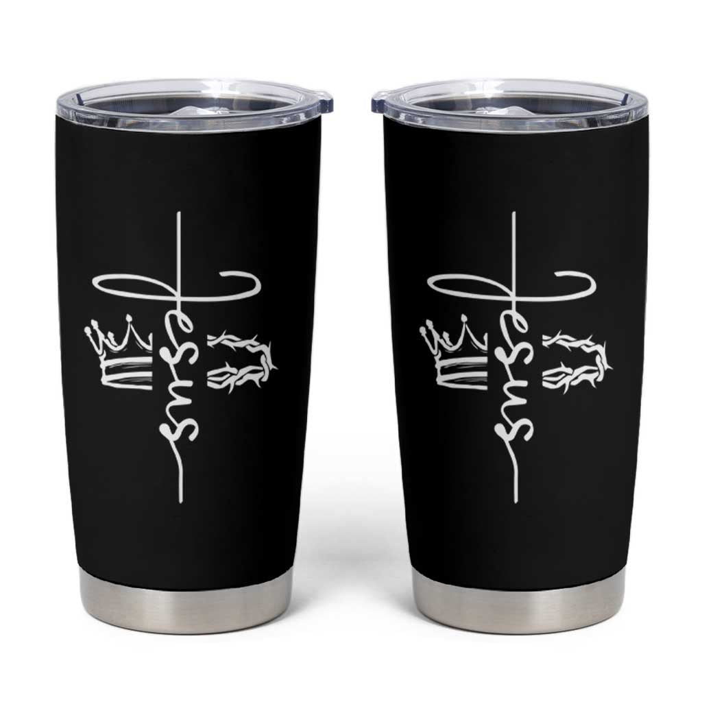 Jesus Christian Lord & Savior Crown of Thorns Tumbler Cup