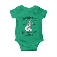 Funny Easter Day Cottontail Egg Delivery Service Baby Onesie Bunny Rabbit