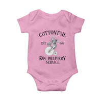 Funny Easter Day Cottontail Egg Delivery Service Baby Onesie Bunny Rabbit