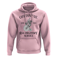 Funny Easter Day Cottontail Egg Delivery Service Hoodie Bunny Rabbit
