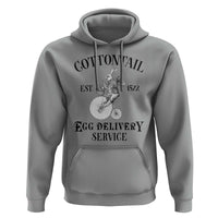 Funny Easter Day Cottontail Egg Delivery Service Hoodie Bunny Rabbit