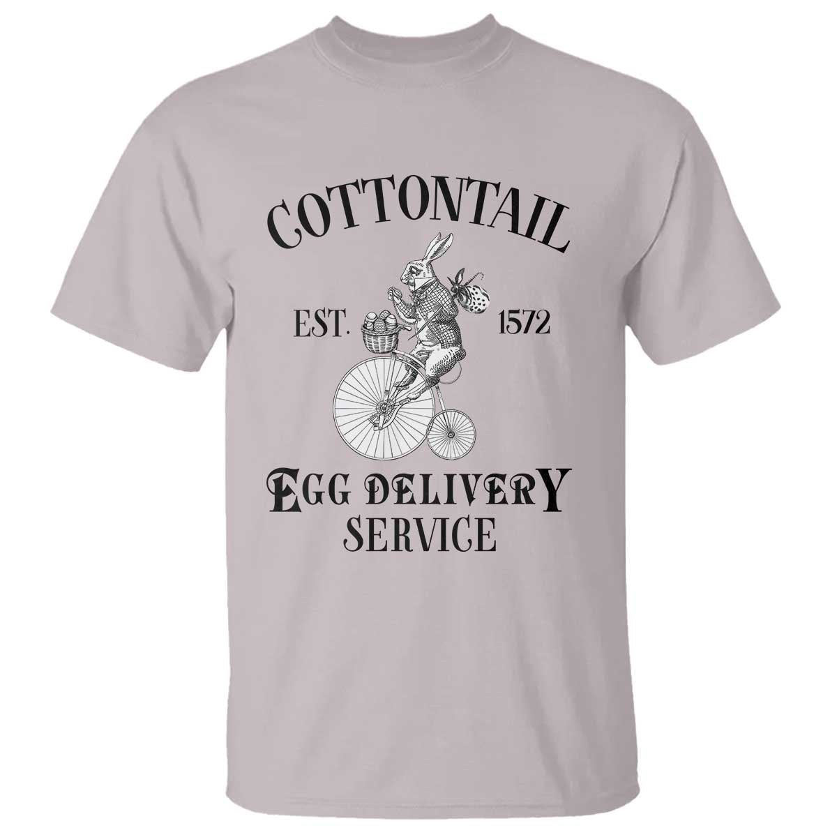 Funny Easter Day Cottontail Egg Delivery Service T Shirt Bunny Rabbit