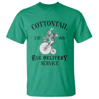Funny Easter Day Cottontail Egg Delivery Service T Shirt Bunny Rabbit