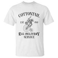 Funny Easter Day Cottontail Egg Delivery Service T Shirt Bunny Rabbit