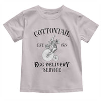 Funny Easter Day Cottontail Egg Delivery Service Toddler T Shirt Bunny Rabbit
