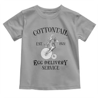 Funny Easter Day Cottontail Egg Delivery Service Toddler T Shirt Bunny Rabbit