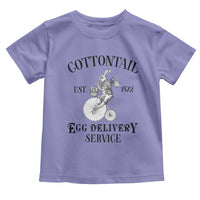 Funny Easter Day Cottontail Egg Delivery Service Toddler T Shirt Bunny Rabbit