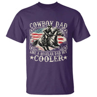 Funny Cowboy Dad Like A Regular Dad But Cooler T Shirt Western Country Dad Father's Day