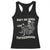 Funny Ain't No Hood Like Fatherhood Racerback Tank Top Skeleton Dad Father's Day