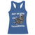 Funny Ain't No Hood Like Fatherhood Racerback Tank Top Skeleton Dad Father's Day