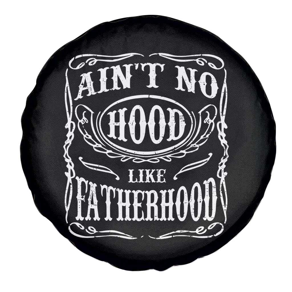 Aint No Hood Like Fatherhood Spare Tire Cover Dad Jokes Fathers Day