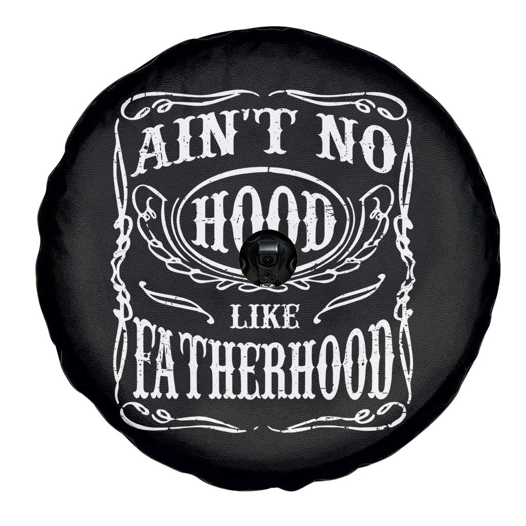 Aint No Hood Like Fatherhood Spare Tire Cover Dad Jokes Fathers Day