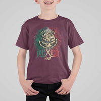 Hecho En Mexico T Shirt For Kid Mexican Pride Aztec Eagle