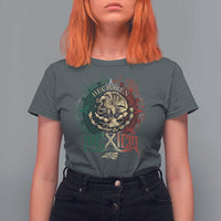 Hecho En Mexico T Shirt For Women Mexican Pride Aztec Eagle