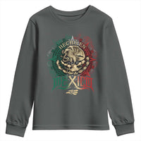 Hecho En Mexico Youth Sweatshirt Mexican Pride Aztec Eagle