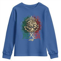Hecho En Mexico Youth Sweatshirt Mexican Pride Aztec Eagle