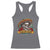 Funny Mexico Lindo Y Querido Racerback Tank Top Mexican Pride Vintage Sombrero Hat Skull