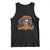 Funny Mexico Lindo Y Querido Tank Top Mexican Pride Vintage Sombrero Hat Skull