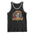 Funny Mexico Lindo Y Querido Tank Top Mexican Pride Vintage Sombrero Hat Skull