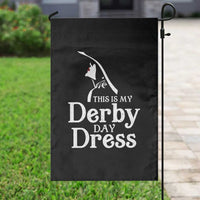 Funny This Is My Derby Day Dress Garden Flag Horse Racing Fascinator Hat