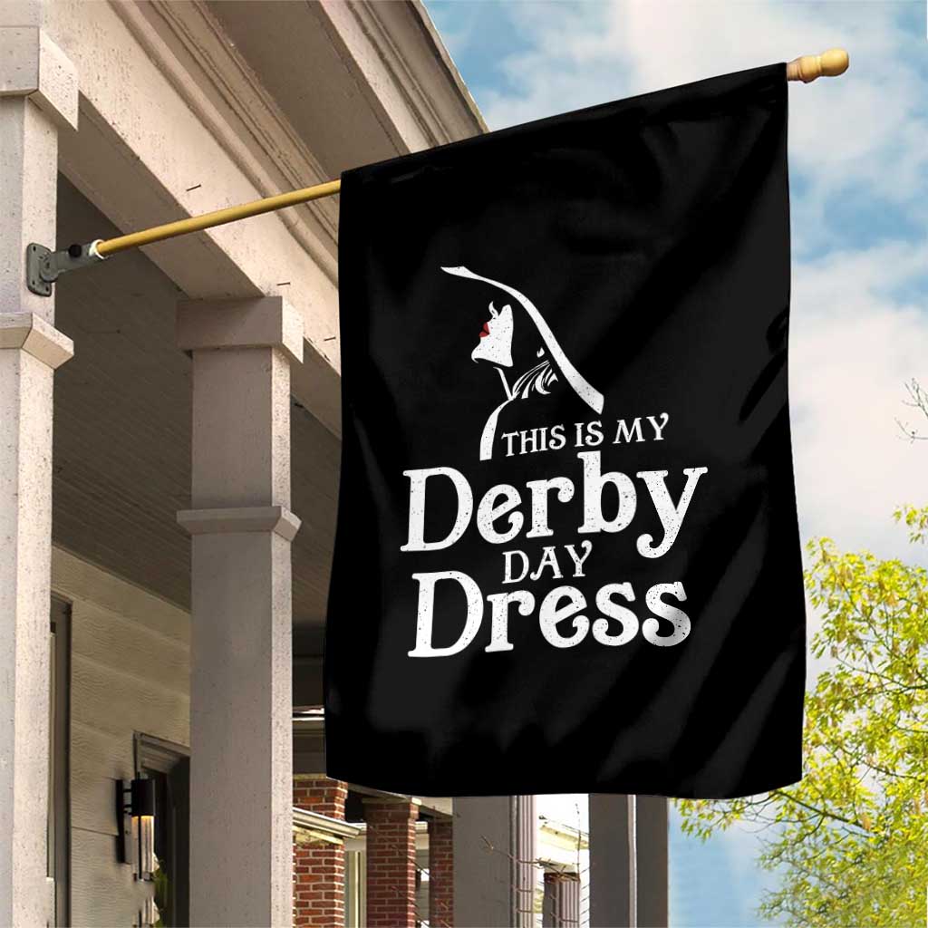 Funny This Is My Derby Day Dress Garden Flag Horse Racing Fascinator Hat