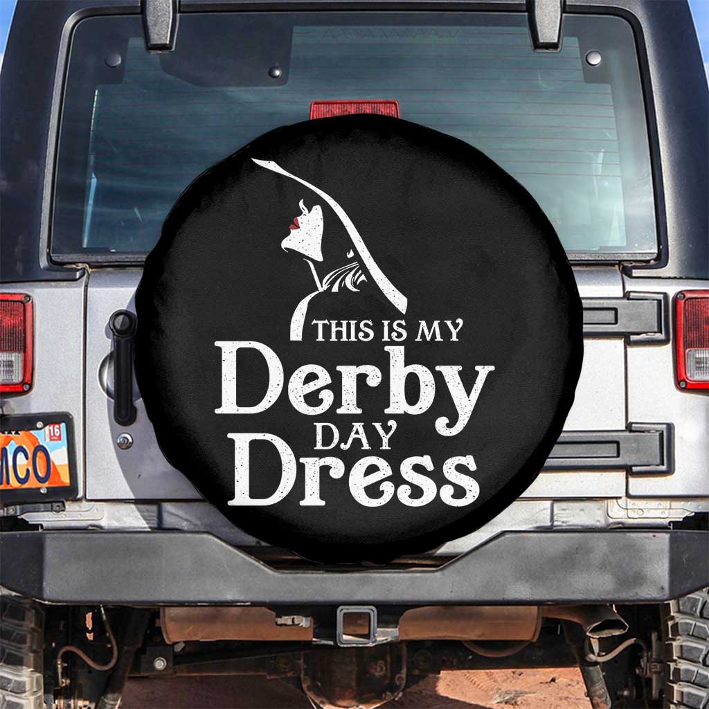 Funny This Is My Derby Day Dress Spare Tire Cover Horse Racing Fascinator Hat
